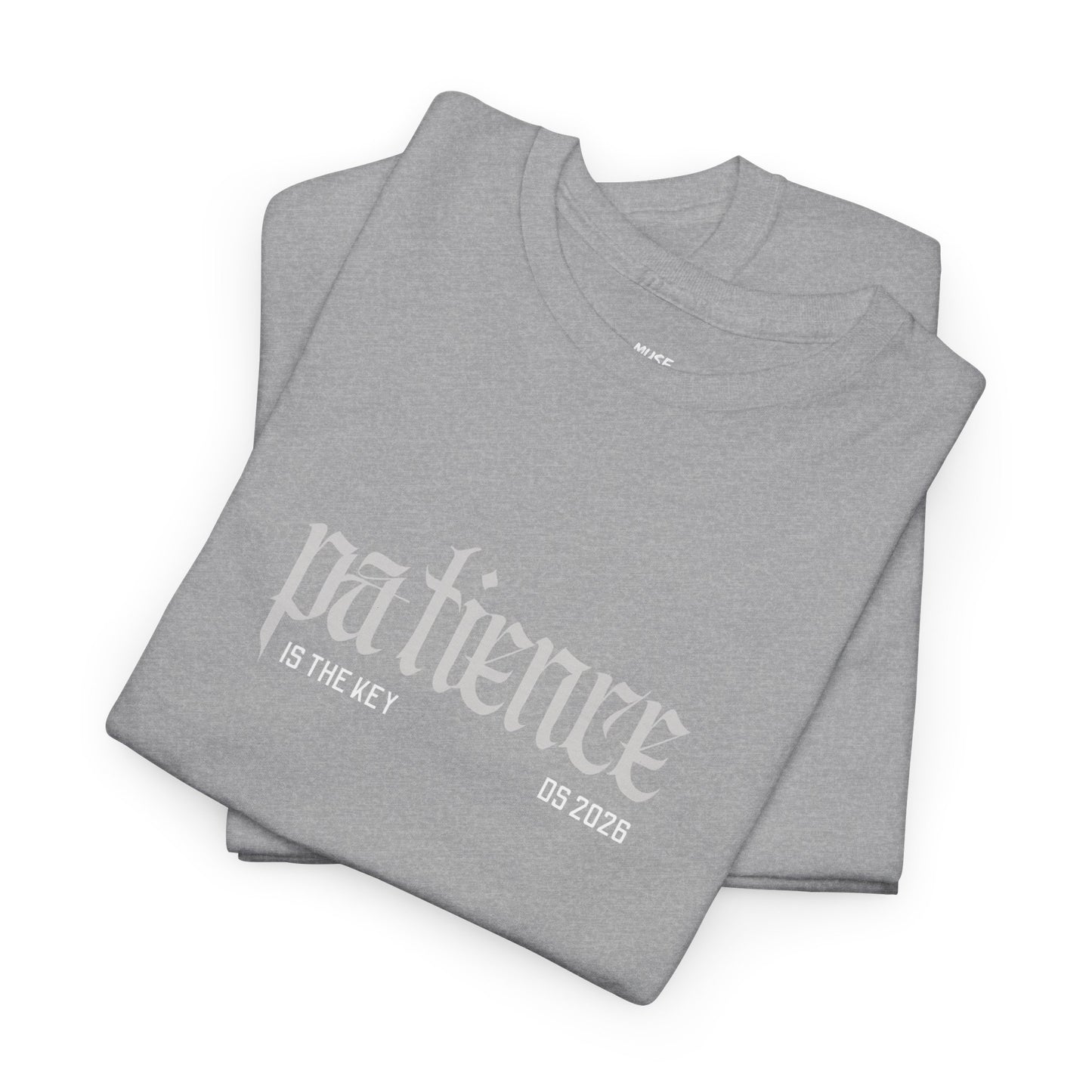 Patience is the key Casual Wear for Mindfulness & Motivation, gift for friends, yoga, reminder to motivate