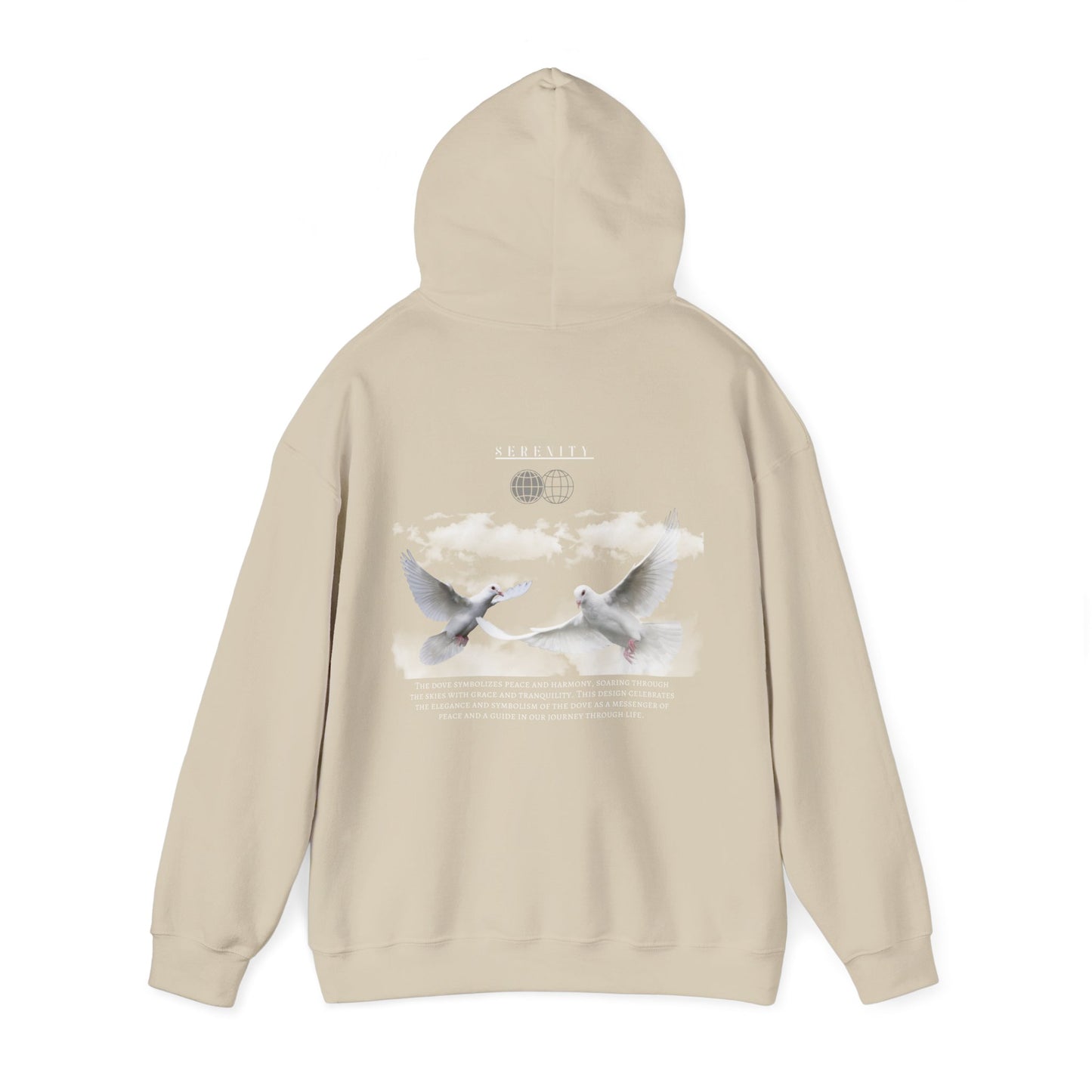 With Dove Love Unisex Heavy Blend Hoodie - Casual Comfort for Everyday Style