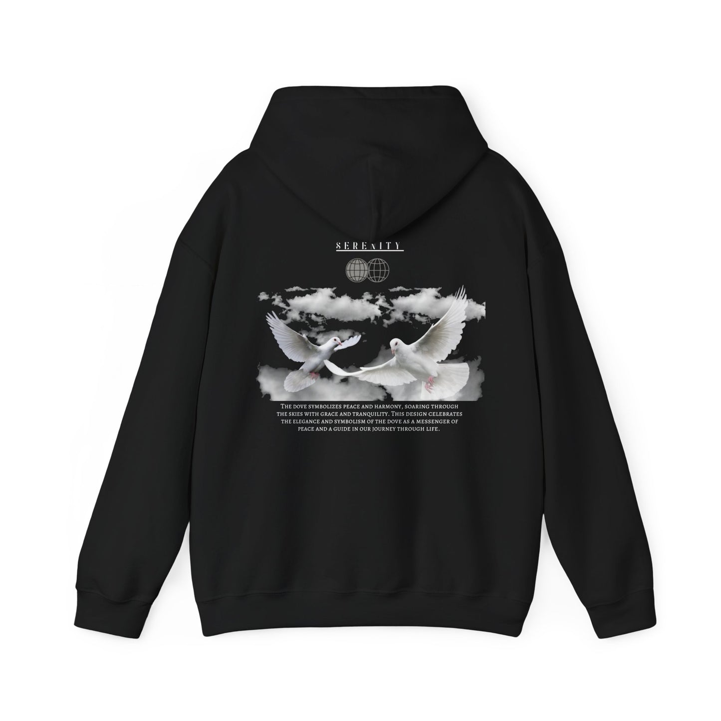 With Dove Love Unisex Heavy Blend Hoodie - Casual Comfort for Everyday Style