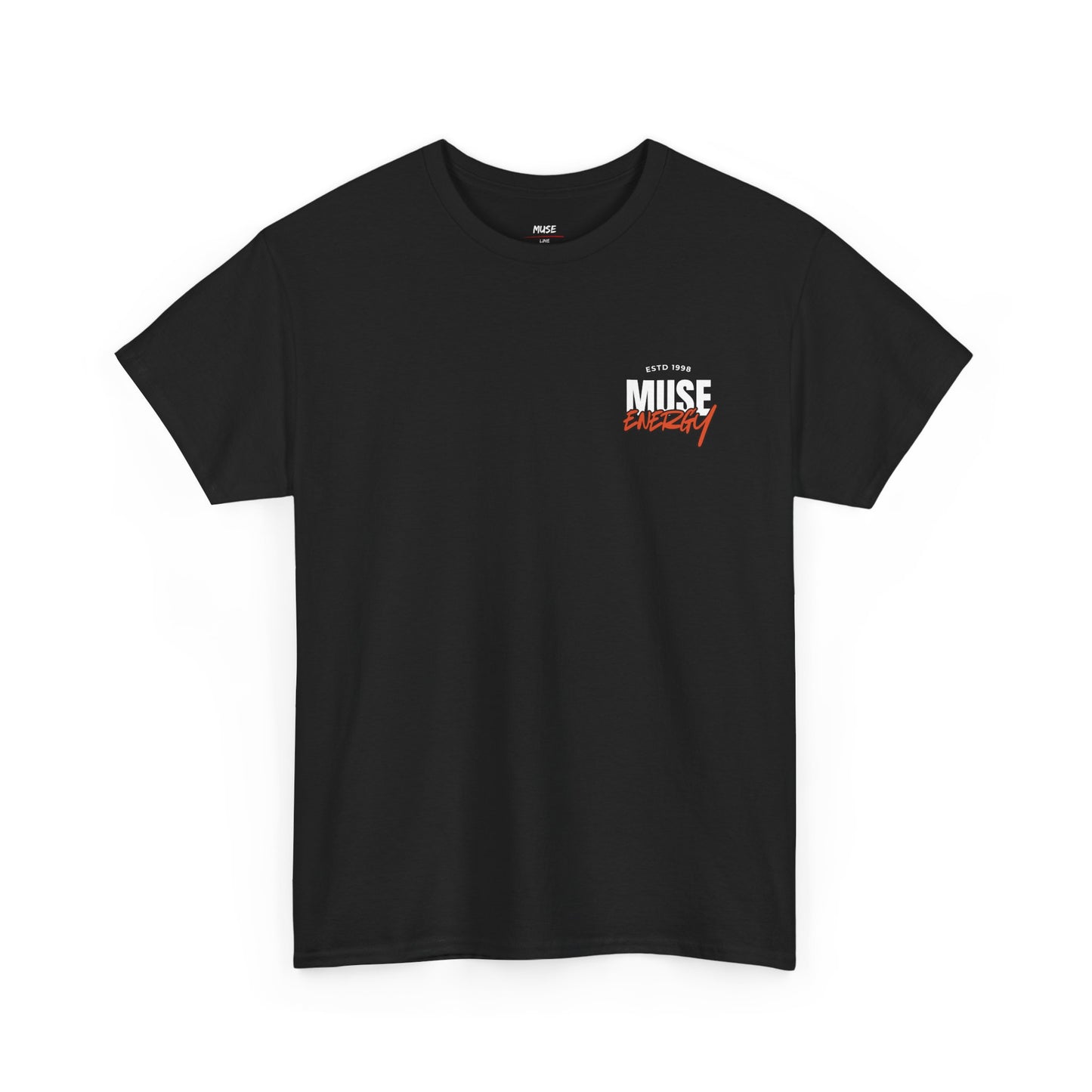 Muse Energy Unisex Heavy Cotton Tee - Casual Wear, Street Style, Gift for Him/Her, Everyday Comfort, Graphic Tee