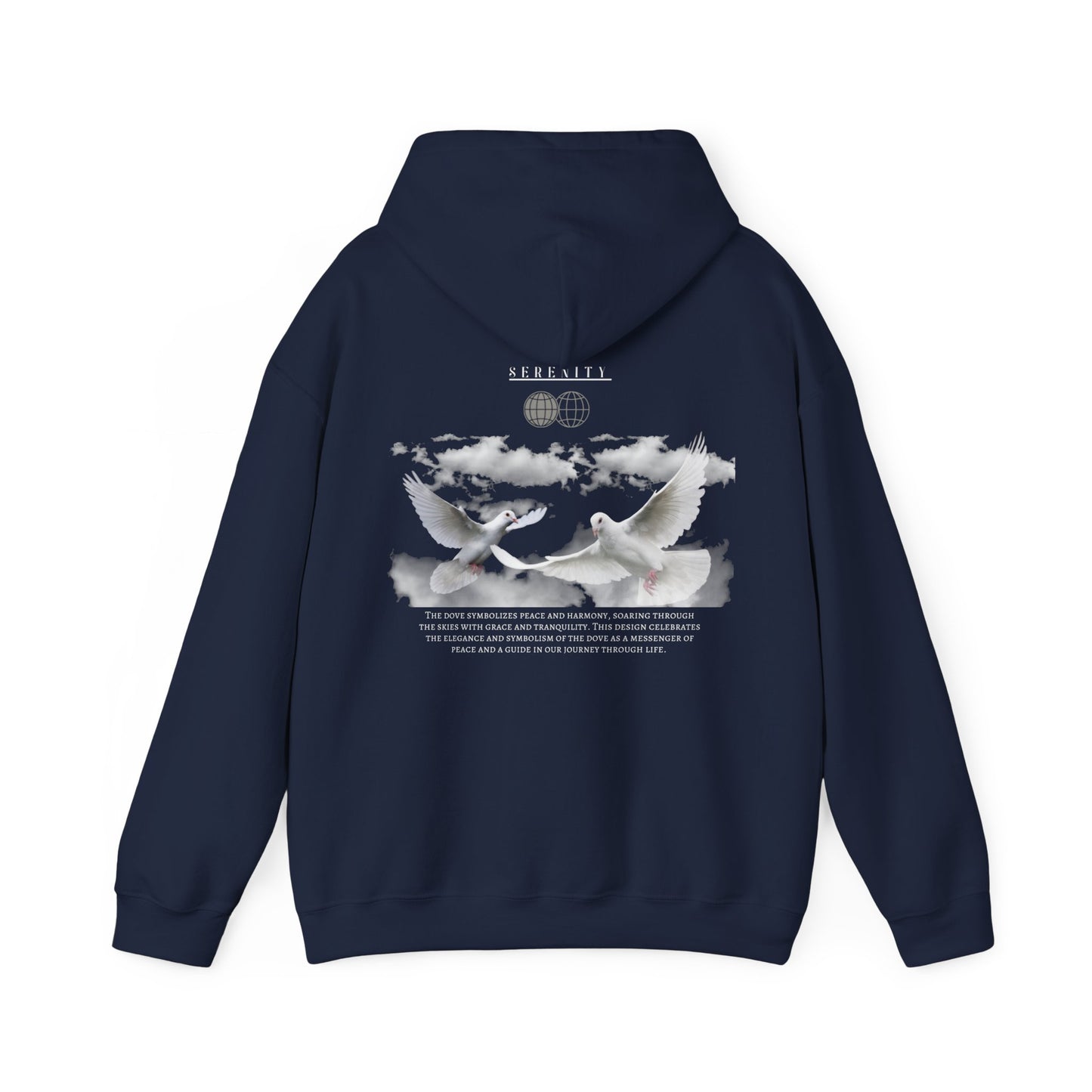 With Dove Love Unisex Heavy Blend Hoodie - Casual Comfort for Everyday Style