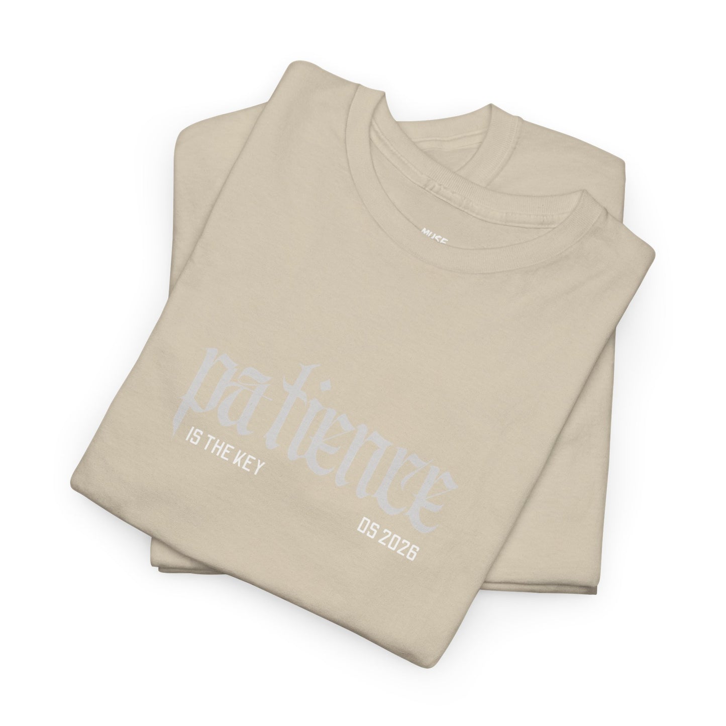 Patience is the key Casual Wear for Mindfulness & Motivation, gift for friends, yoga, reminder to motivate