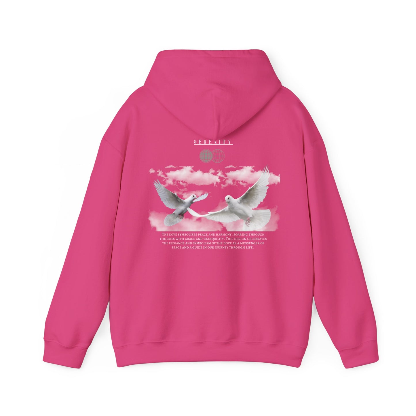 With Dove Love Unisex Heavy Blend Hoodie - Casual Comfort for Everyday Style