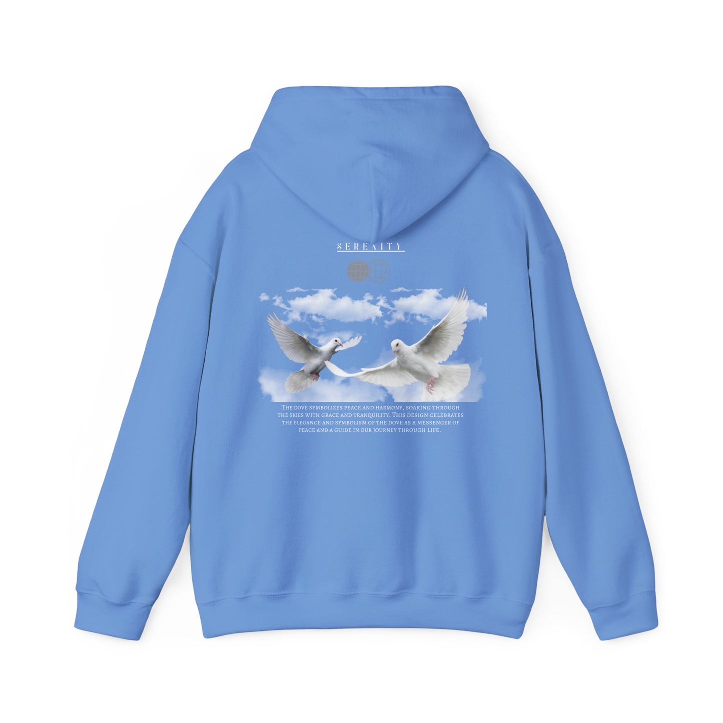 With Dove Love Unisex Heavy Blend Hoodie - Casual Comfort for Everyday Style