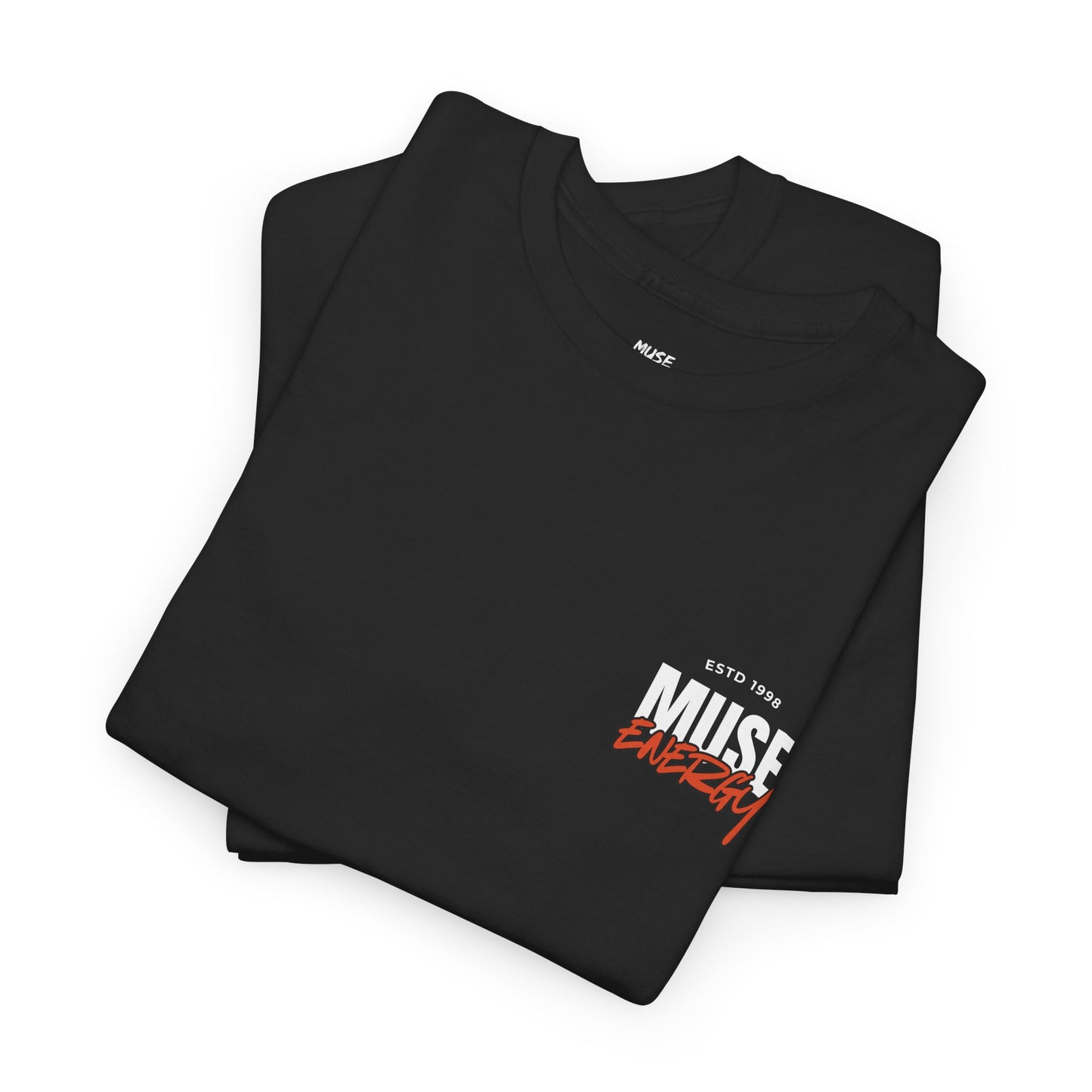 Muse Energy Unisex Heavy Cotton Tee - Casual Wear, Street Style, Gift for Him/Her, Everyday Comfort, Graphic Tee