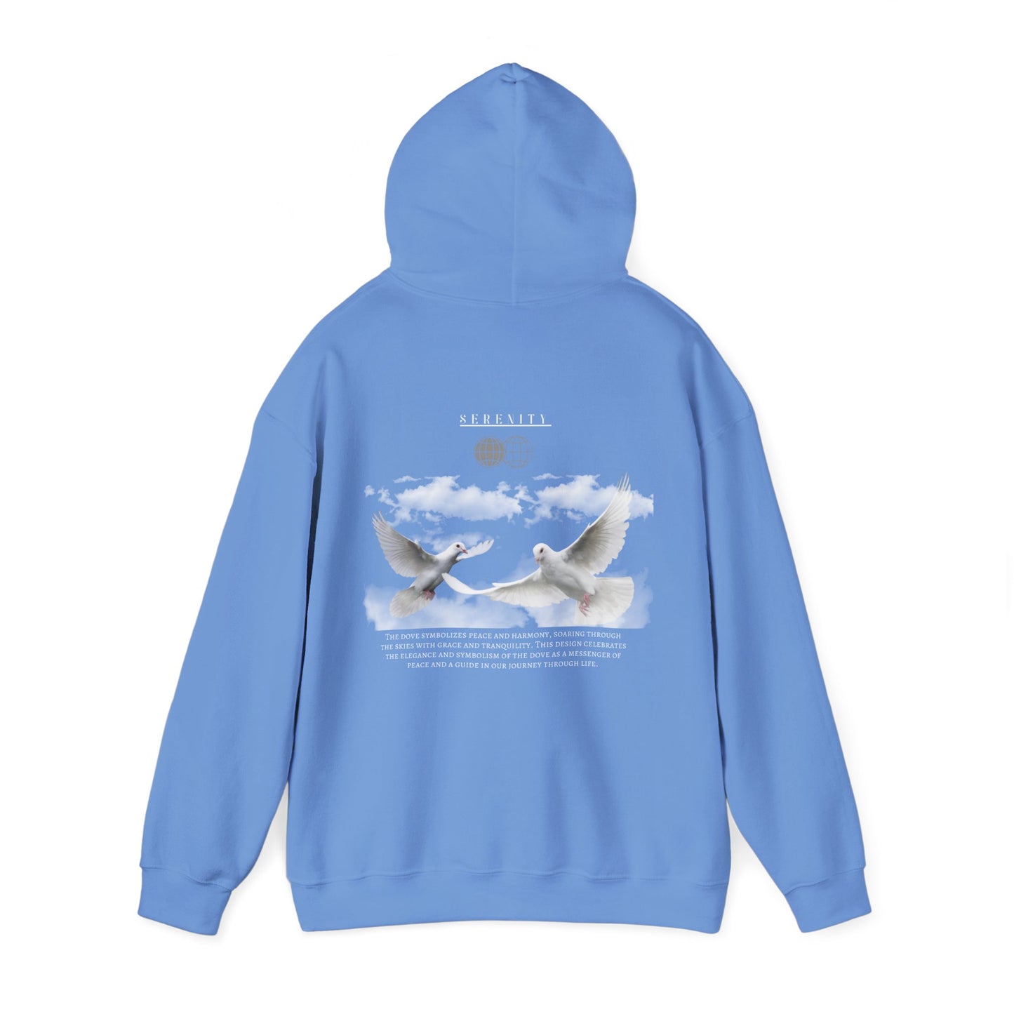 With Dove Love Unisex Heavy Blend Hoodie - Casual Comfort for Everyday Style