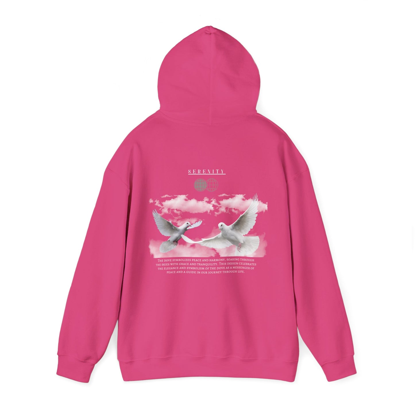 With Dove Love Unisex Heavy Blend Hoodie - Casual Comfort for Everyday Style